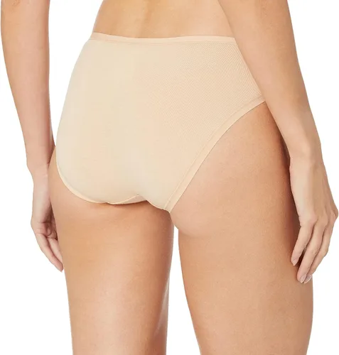 Vista 3 de Tienda Essentials Ropa interior de algodón estilo bikini para mujer paquete múltiple disponibles en tallas extra-grandes