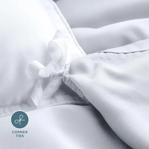 Vista 7 de Bare Home - Funda de edredón de ropa de cama extra larga - Colección premium de 1800 hilos súper suave - Funda de edredón ligera y fresca - Ropa