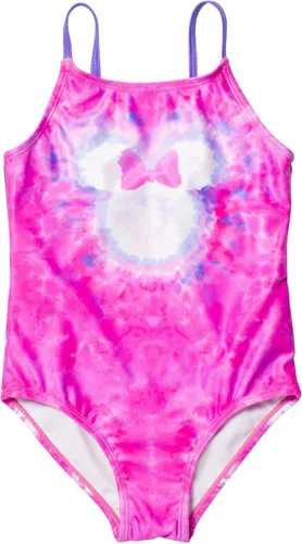 Disney Minnie Mouse UPF 50+ - Traje de baño de una pieza para bebés y niños grandes (12 meses - 14-16)