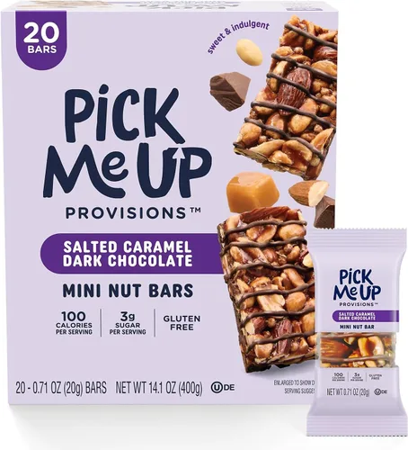 Vista 10 de Pick Me Up Provisions Almendras tostadas y saladas, 1.5 onzas, 36 bolsas/caja (PM62980)