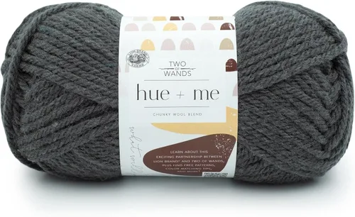 Vista 81 de Lion Brand Yarn, Hue + Me - Hilo grueso para tejer a ganchillo, tejer y manualidades, agave, 1 paquete