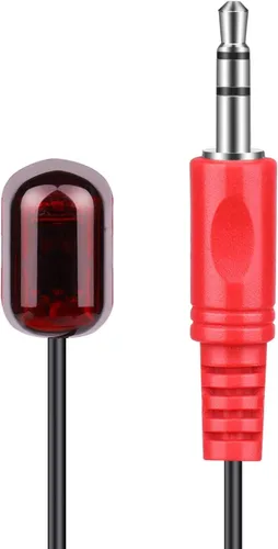 Vista 2 de Pequeño extensor de receptor de infrarrojos externo de 38-56 kHz, funciona con proveedores de cables seleccionados, cajas que incluyen: Verizon