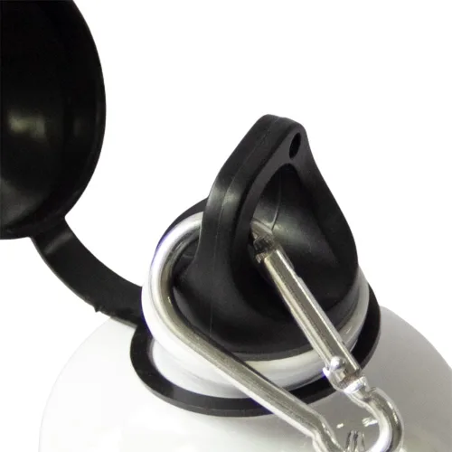 Vista 3 de MR.R Sublimación Espacios en blanco Deporte Botella de Aluminio Portátil Dos Tops Botella 20.3 fl oz para Impresión de Transferencia de Prensa