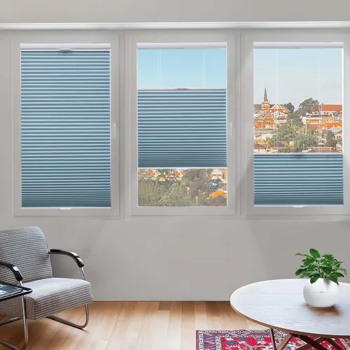 Vista 56 de Tonature Persianas Celulares de Tamaño Personalizado para Ventanas Cortinas Blackout sin Cordón Persianas Enrollables Protección UV Aislamiento