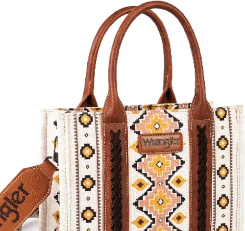 Vista 4 de Montana West - Bolso de mano estilo vaquero para mujer, bolsos de hombro occidentales, tipo cartera, bohemio, azteca