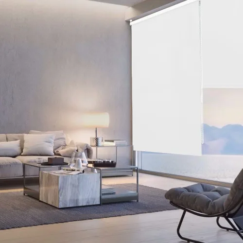 Vista 7 de SEEYE Persianas enrollables opacas para ventana, cortina de oscurecimiento de habitación, tela impermeable, protección UV para el hogar, cocina