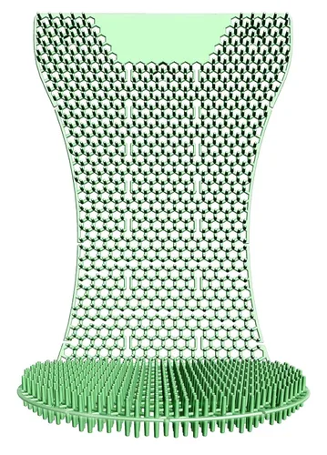 Vista 2 de Mini Splash Hog Pantalla vertical para orinario - Pepino Melón