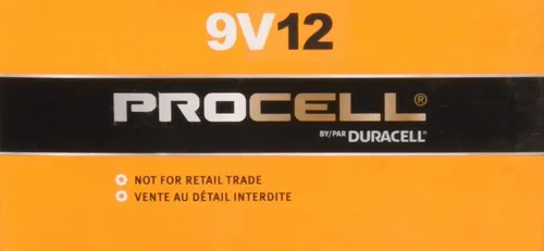 Vista 2 de Duracell Procell - Baterías de 9 voltios, paquete de 12 (el embalaje puede variar) - Paquete de 2