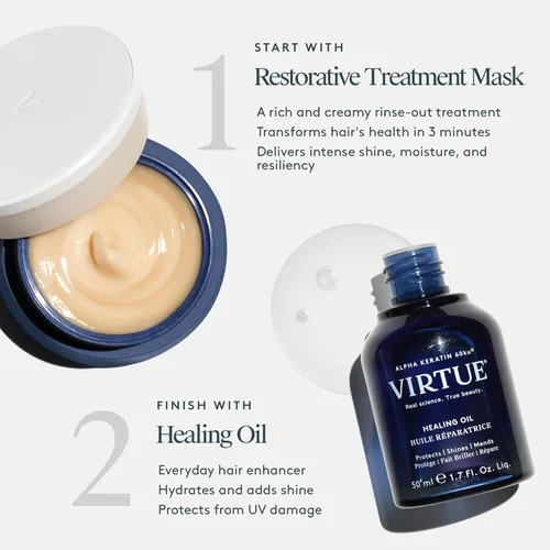 Vista 7 de Mascarilla de tratamiento restaurador VIRTUE