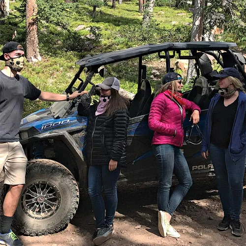 Vista 8 de ATV Tek Máscara antipolvo estilo bandana, cómoda y lavable (camuflado, talla única)