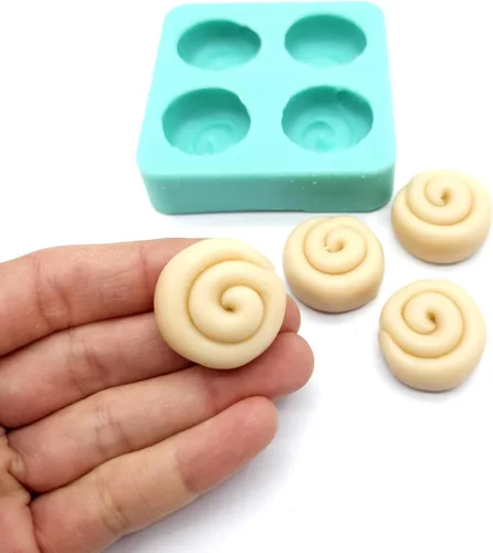 Vista 9 de Molde para panecillos de canela - Elija la opción molde de silicona para panecillos de canela Molde para velas Molde para cera derretida