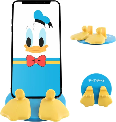 Vista 10 de Disney Mickey Mouse and Friends Feet Soporte para Teléfono Celular con Calcomanía Adhesiva de Bonificación - Soporte para Teléfono Celular