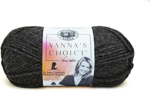 Vista 77 de Lion Brand Yarn - Ovillo de lana Vanna's Choice, color cebada, 1 madeja
