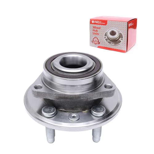 Vista 21 de FKG 513253 Conjunto de buje de cojinete de rueda delantera para A3 TT (Quattro), VW Tiguan Passat Jetta Golf CC EOS Beetle, brida de 4 pernos