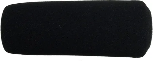 Vista 2 de Tetra-Teknica Essentials Series - Parabrisas de espuma para micrófonos de cámara de escopeta de hasta 4.5 pulgadas de largo, color negro, paquete