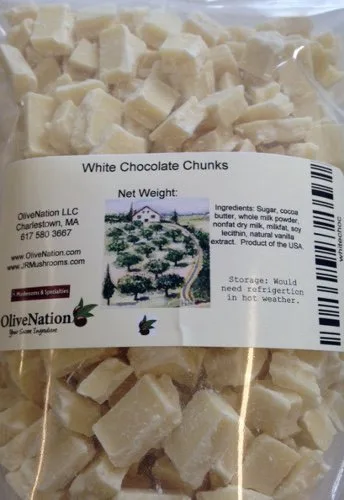 Callebaut trozos de chocolate blanco 80 oz