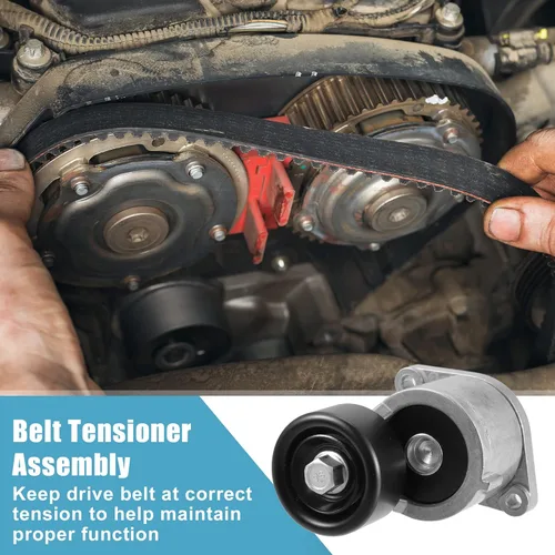 Vista 3 de X AUTOHAUX Conjunto de polea tensor de correa 252812GGB3 para Kia Optima 2016-2020 para Kia Sorento 2016-2020 Tensor Serpentine