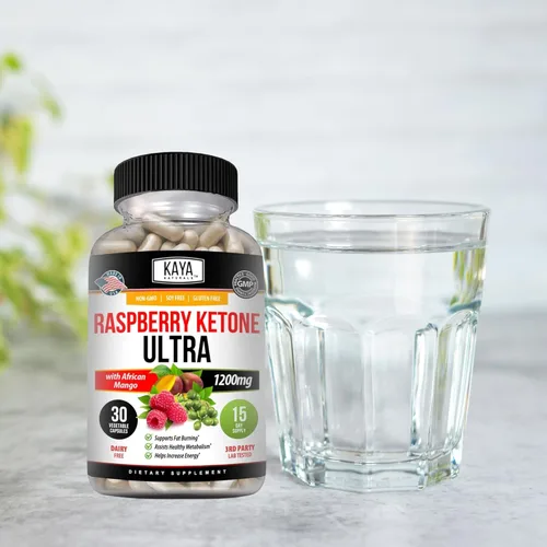 Vista 7 de Kaya Naturals Keto Diet Raspberry Ketone - Suplemento para perder peso, control del apetito, aumentar el metabolismo - 30