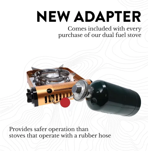 Vista 5 de Gas ONE GS-4000P - Estufa de campamento - Estufa de propano o butano de primera calidad con práctica funda de transporte - Patentada - Ideal