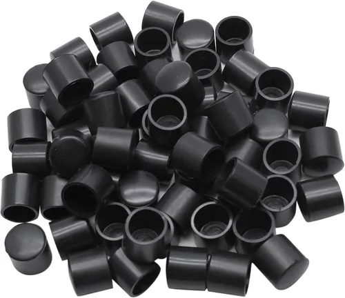 Vista 8 de Bonsicoky 20 tapas redondas de goma para patas de muebles, de 1 pulgada/0.984 in, de vinilo, flexibles, protectores de suelo, tapas de plástico
