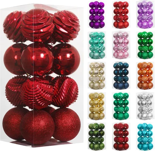 Vista 42 de XmasExp - Bolas de Navidad para colgar (34 unidades, irrompibles)