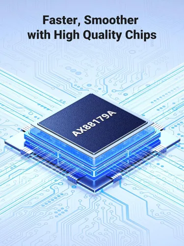 Vista 12 de UGREEN Adaptador USB a Ethernet, Adaptador Ethernet Plug and Play de 1000Mbps con USB 3.0, Sin Necesidad de Controlador, Dongle de Red LAN RJ45