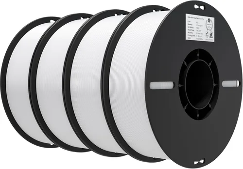 Vista 25 de Creality Filamento para impresora 3D de 1.75 mm, filamento Ender PLA+ de resistencia y durabilidad, sin enredos, embalaje al vacío, filamento
