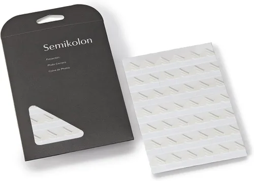Semikolon - 252 esquinas autoadhesivas sin ácido para álbumes y álbumes de recortes, gamuza