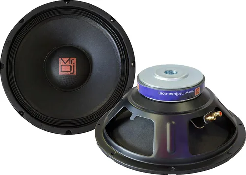 Mr. Dj USA PRODW1000 - Altavoz de repuesto de subwoofer de 10 pulgadas, altavoz de 8 ohmios, DJ PA, Home Pro Audio