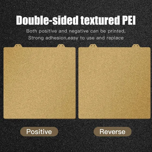 Vista 2 de Hoja PEI texturizada de doble cara, placa de impresión para impresora 3D, superficie PEI esmerilada de 220x220 mm para Anet A8 A6, Robo R2, Wanhao