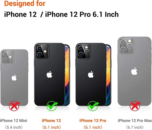 Vista 6 de I-MGAE-IN-AR - Funda diseñada para iPhone 12 y 12 Pro, diseño de mariposa plateada brillante, funda protectora de poliuretano termoplástico, suave