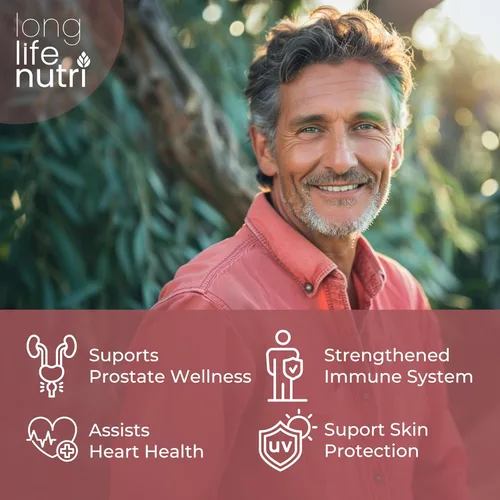 Vista 4 de Lycopene 50mg 180 cápsulas vegetarianas Suplemento de salud Extracto de tomate natural sin OMG Polvo puro