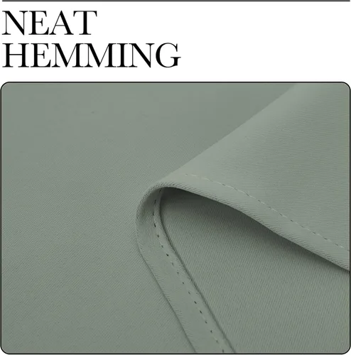 Vista 191 de NICETOWN - Divisor de habitación, cortina opaca divisora de habitación con función de aislamiento térmico, panel para puerta corredera o patio