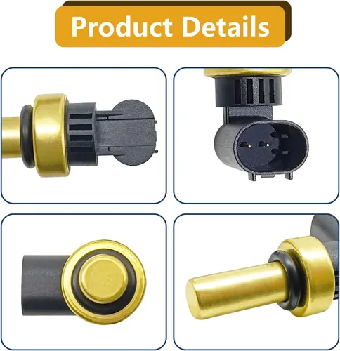 Vista 2 de 55591401 Sensor de temperatura del refrigerante, compatible con Chevy Trax Crvze Sonic Bvlck Encore 2011 2012 2013 2014 2015 2016 2017, reemplaza