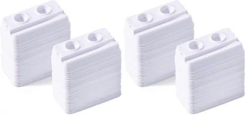 Vista 7 de JMU 200 piezas desechables de mezcla dental bien -2 pozos mini bandejas de mezcla
