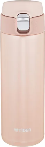 Vista 5 de Tiger Termo - Botella de agua TIGER, 12.2 fl oz (12.2 fl oz), Sahara One Touch, ligera, MMJ-A362KJ, negro