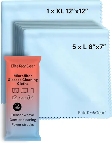 Vista 11 de Elite Tech Gear Kit de Cuidado Óptico, de Pantalla y Lentes - Aerosol de 3 Piezas (2x4oz+1oz) con 2 Paños de Microfibra - Solución para Anteojos Sin