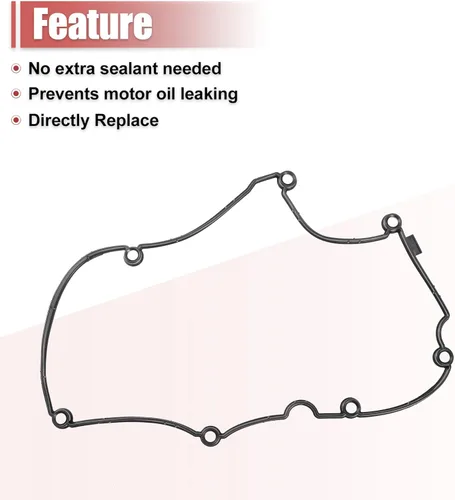 Vista 5 de X AUTOHAUX 03L 103 483S Junta de tapa de válvula de motor para Volkswagen Jetta 2009-2014 para Volkswagen Golf 2010-2014 para Volkswagen Beetle