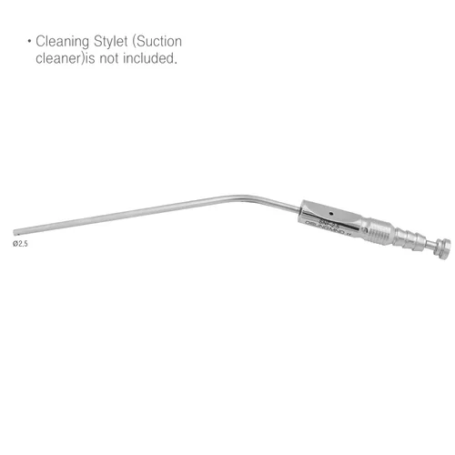 Vista 2 de Osung Punta de succión Frazier de 0.098 in de acero inoxidable Premium -SNF25. 3 piezas