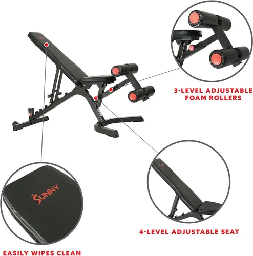 Vista 8 de Sunny Health & Fitness Power Zone - Jaula de potencia