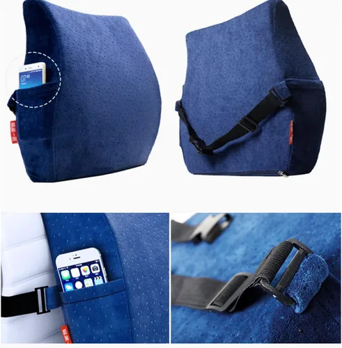 Vista 5 de Lumbar Support Pillow for Office Chair, Ergonomic Design Orthopedic Backrest for Back Pain Relief, with Breathable 3D Mesh Cover