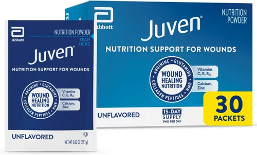 Vista 13 de Juven - Bebida nutricional terapéutica en polvo para curación de heridas, incluye proteína de colágeno