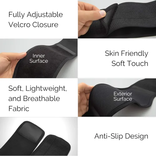 Vista 4 de Cinturón de maternidad, cinturón de apoyo para el embarazo, protección de soporte de espalda, banda transpirable para el vientre que proporciona