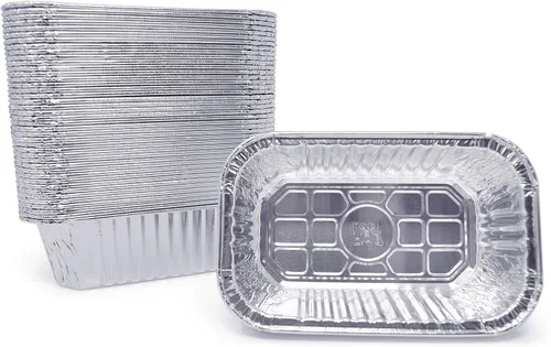 Paquete de 100 moldes para hornear pan de primera calidad, de 1 libra, mini 6 x 3.7 x 2 pulgadas, extra resistentes, desechables, de papel de