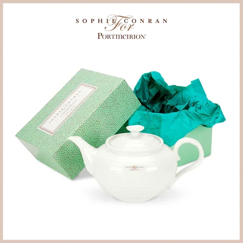 Vista 6 de Portmeirion Tetera blanca Sophie Conran