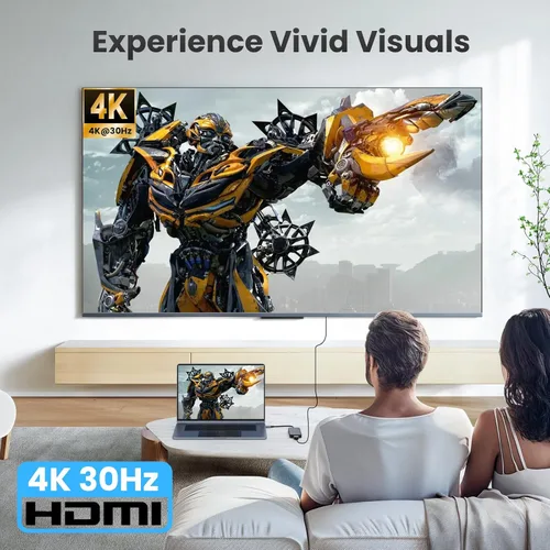 Vista 6 de Hub USB C, Adaptador Multipuerto USB C 8 en 1 con HDMI 4K, 100W PD, 3 Puertos de Datos USB-A, Hub USB Tipo C de Aleación de Aluminio para MacBook