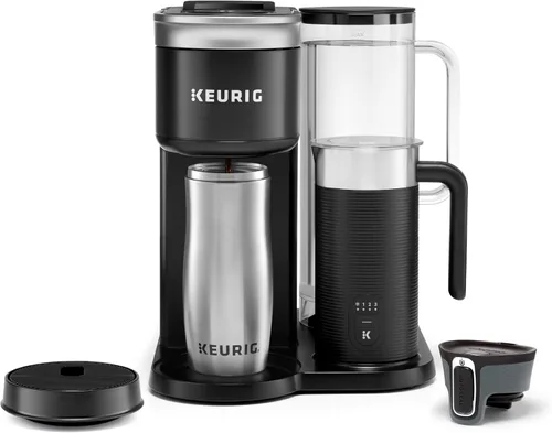 Vista 23 de Keurig K-Cafe SMART - Máquina de café de una sola porción con cápsulas K-Cup, color negro