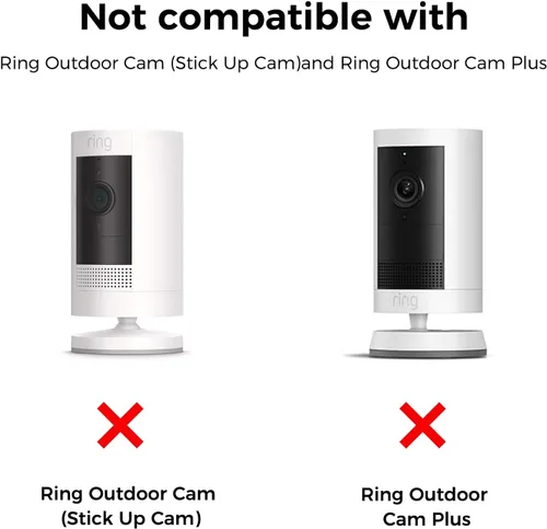 Vista 6 de Paquete de 3 soportes de montaje en pared para cámara interior Ring sin taladro ni tornillos compatible con Ring Indoor Cam (2ª generación)/Blink