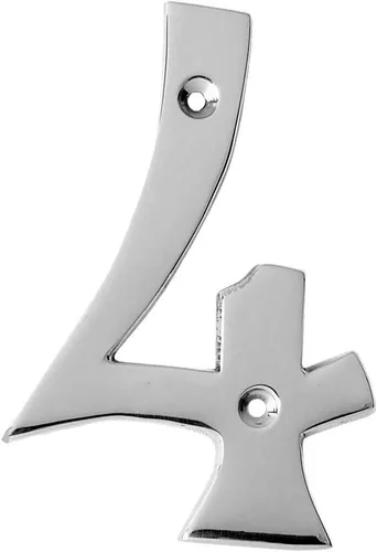 Vista 8 de Motif - Letras de latón de 4 pulgadas para decoración de casas, decoración de pared al aire libre, números de buzón, números de dirección de casa