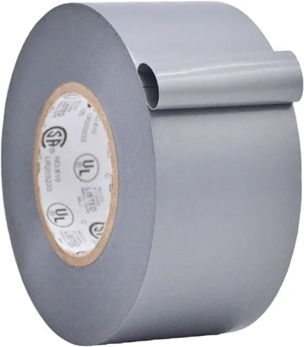 Vista 104 de WOD ETC766 - Cinta eléctrica negra de grado profesional para uso general, núcleo listado UL/CSA. Cinta adhesiva de goma de vinilo: 1 pulgada x 66